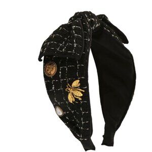Coco Ribbon Bow Tweed Headband
